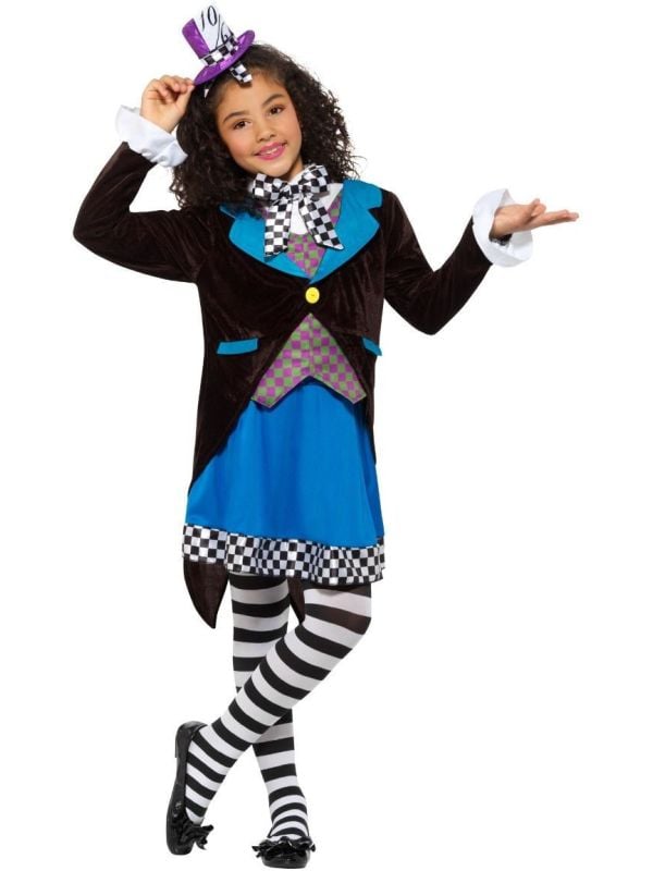 Mad hatter jurk meisjes main product photo