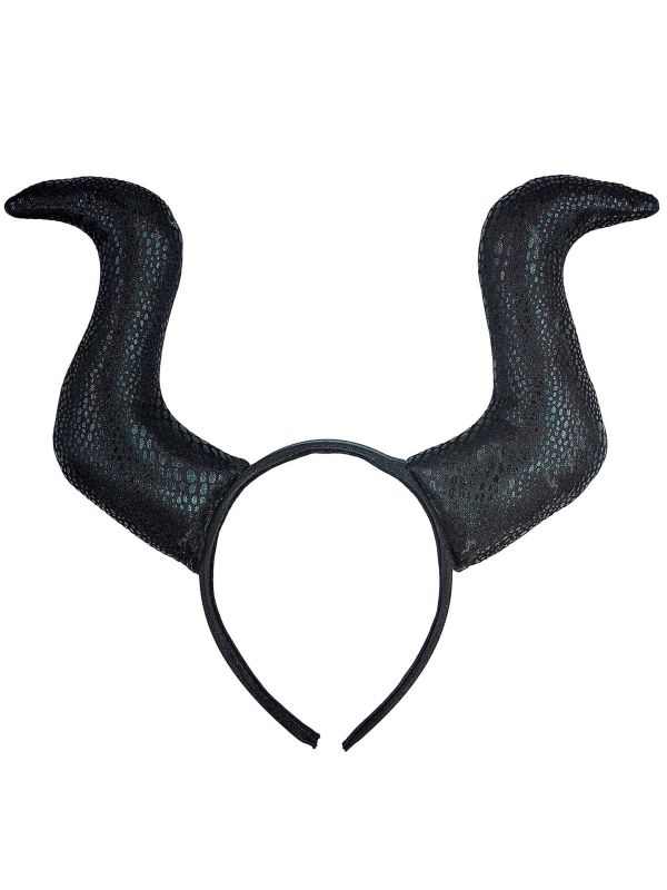 Malefica Hoorns Haarband Zwart Meisjes Vrouwen