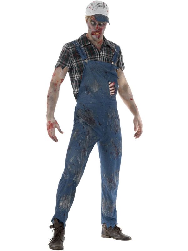 Mannen hillbilly zombie pak main product photo