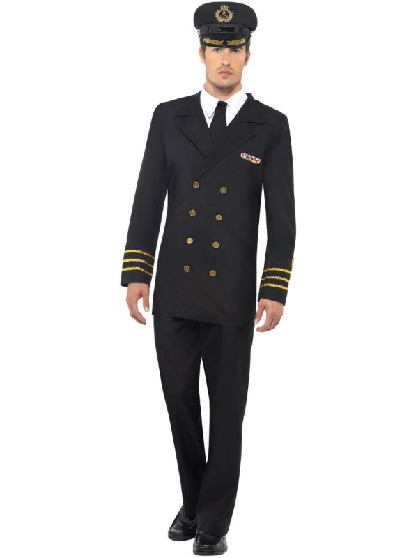 Marine officier outfit heren