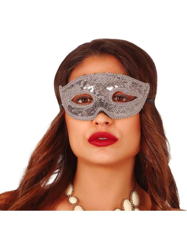 Masquerade oogmasker zilver main product photo