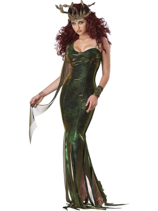 Medusa jurk groen main product photo