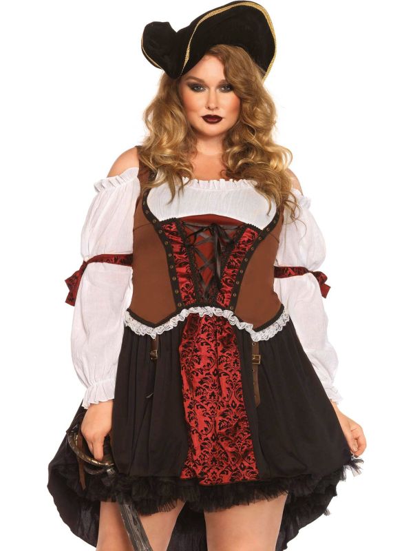Meedogenloze piraat vrouw plus size main product photo