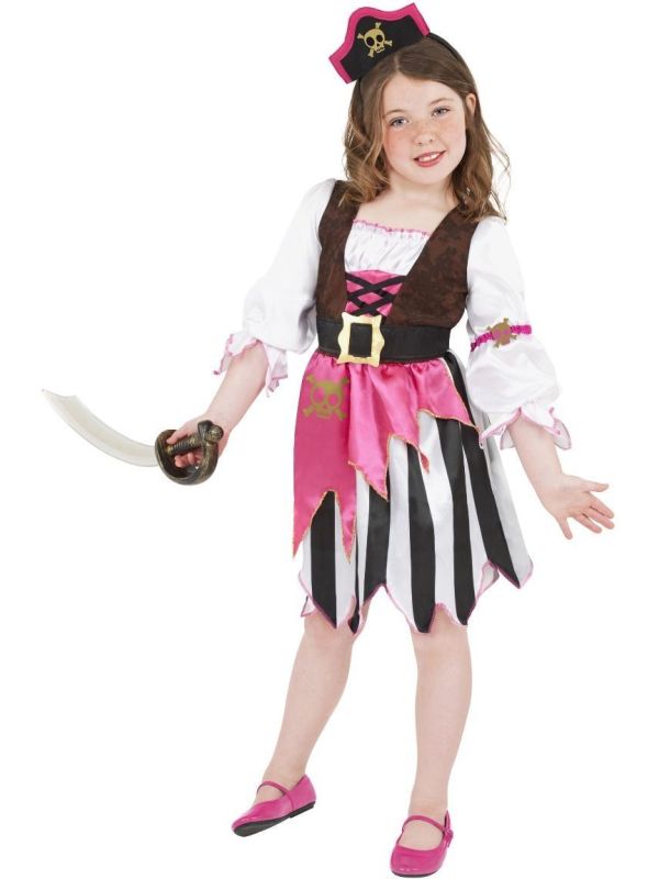 Meisjes piraten outfit roze main product photo