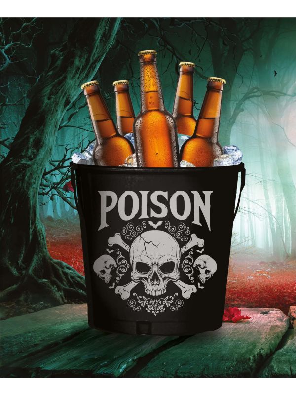 Metalen koelemmer 'Poison' halloween