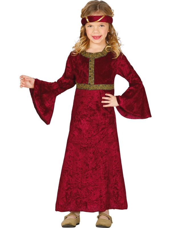 Middeleeuwse dame kostuum meisjes main product photo