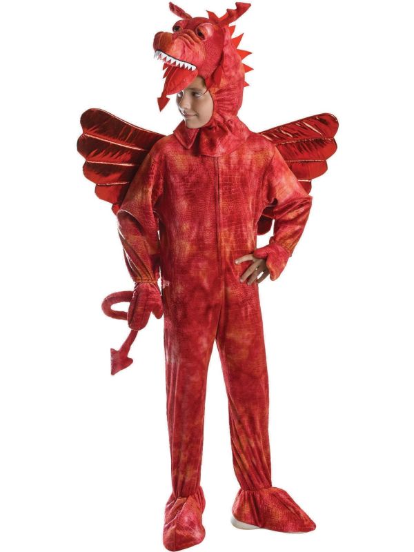 Middeleeuwse Draak Rood Jumpsuit