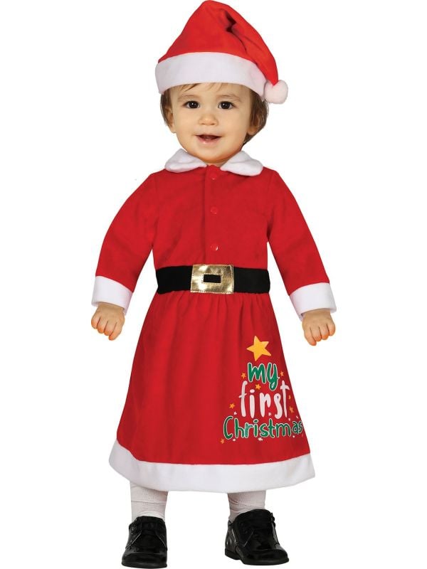 Mijn eerste kerstmis jurkje baby