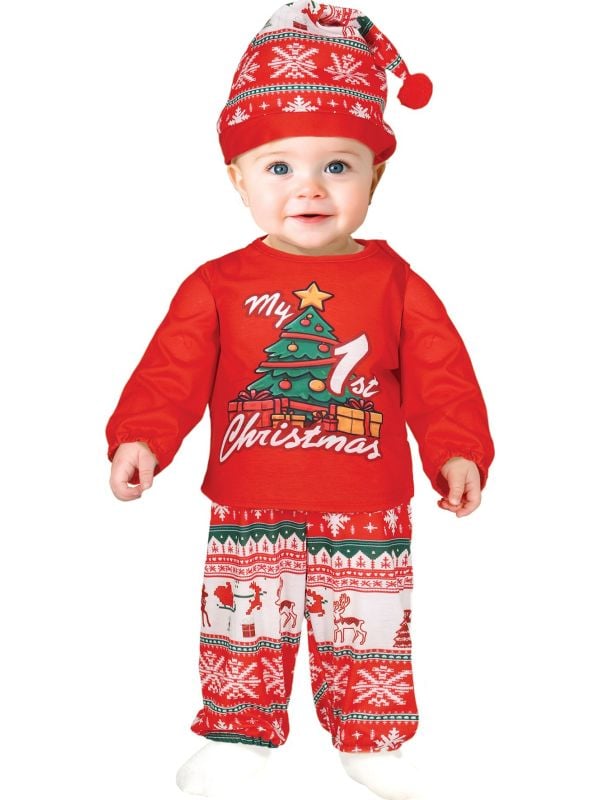 Mijn eerste kerstmis pyjama baby