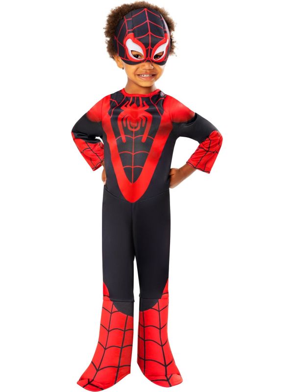 Miles Morales Marvel Outfit Jongens Spidey