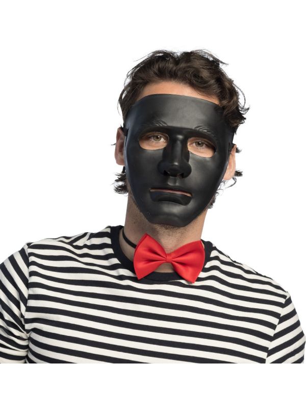 Mime Gezichtsmasker Zwart