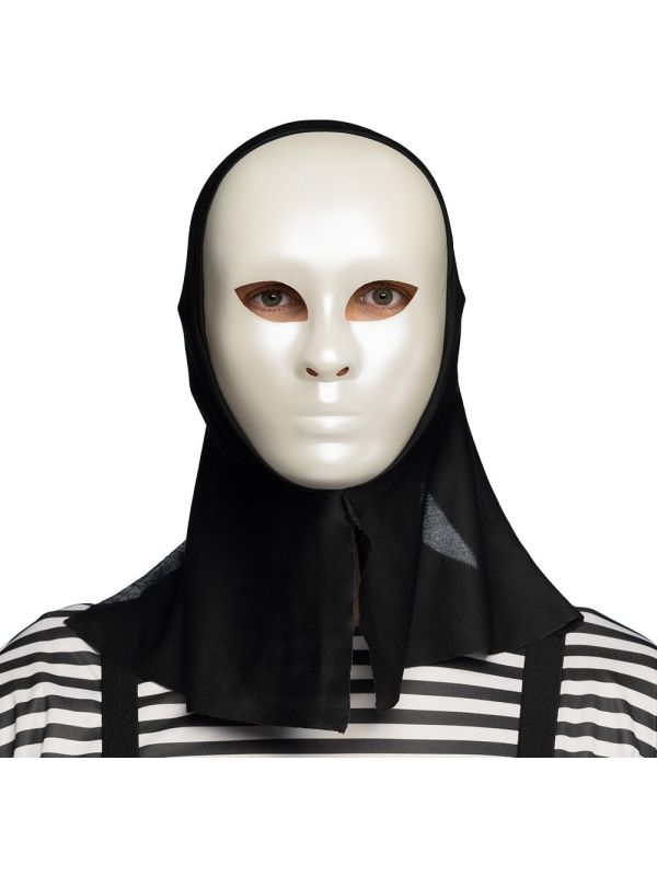 Mime Kapmasker Wit