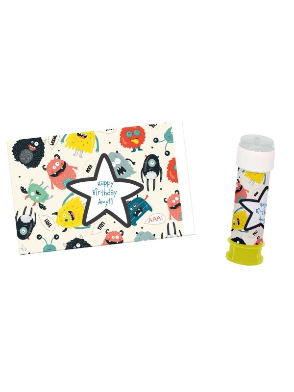 Monsters bellenblaas stickers main product photo
