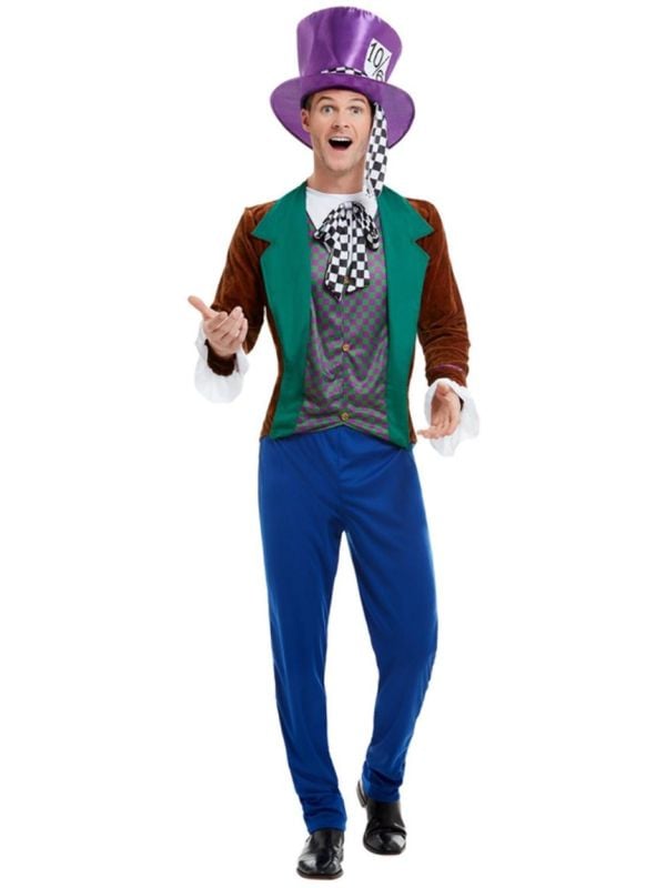 Multicolor mad hatter outfit