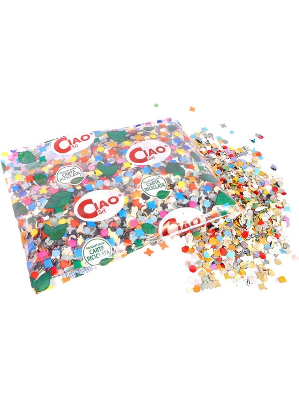 Multikleur Feest Confetti Zak 200g