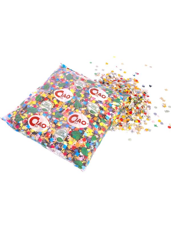Multikleur Feest Confetti Zak 400g