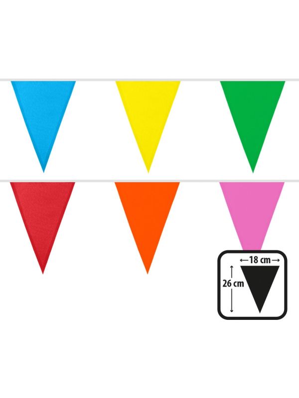 Multikleur Verjaardag Vlaggenlijn 6M
