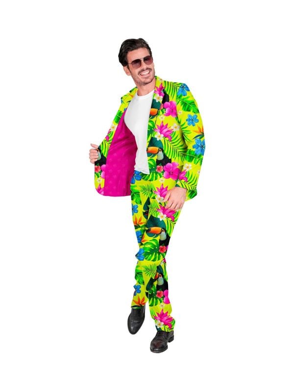 Neon hawaii tropicana maatpak mannen