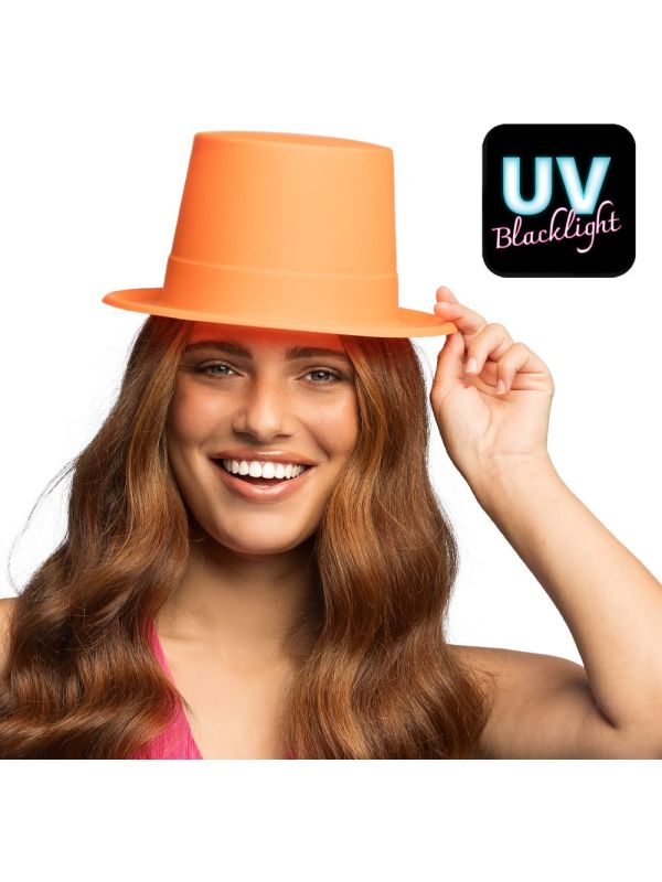 Neon Oranje Holland Hoed