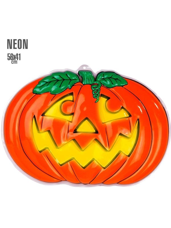 Neon pompoen versiering