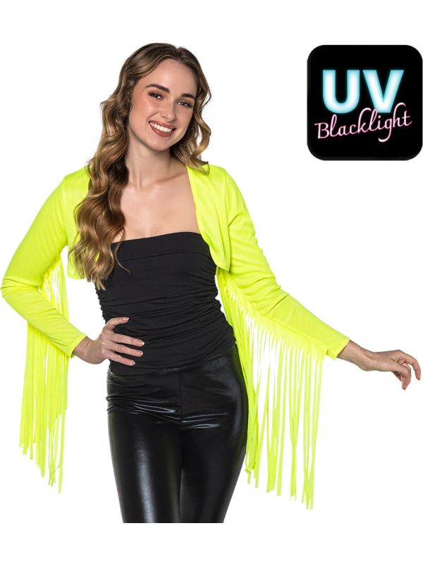 Neongele Franje Bolero Jasje Dames