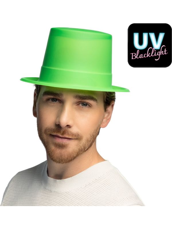 Neongroene Topper Feesthoed