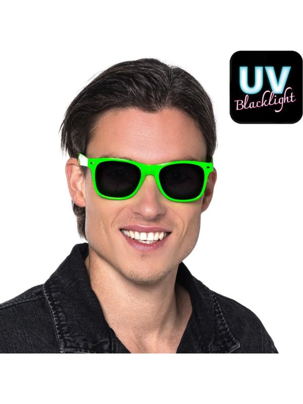 Neongroene Zonnebril