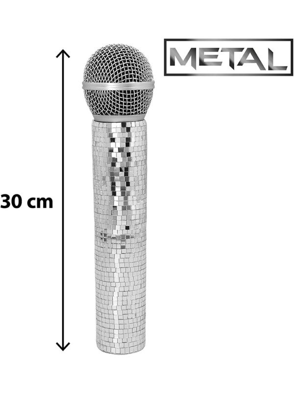 Nep Feestmicrofoon Zilver