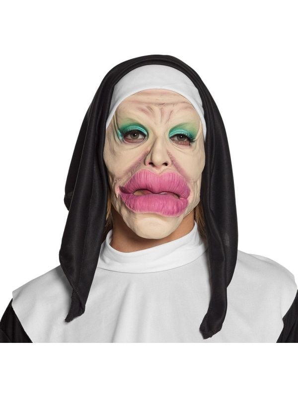 Non met dikke lippen masker latex main product photo