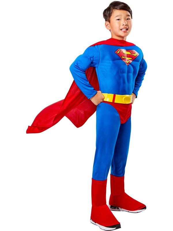 Officieel Superman Outfit Jongens Gespierd WB DC Comics