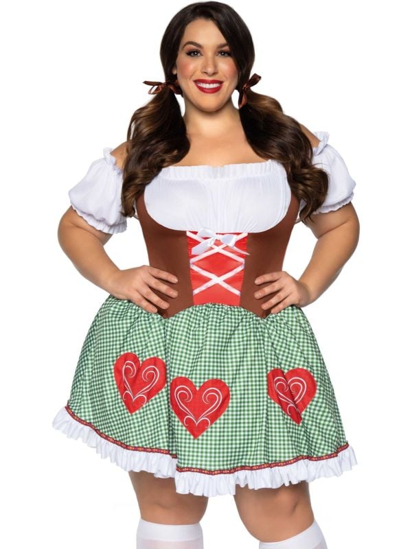 Oktoberfest jurkje dames plus size