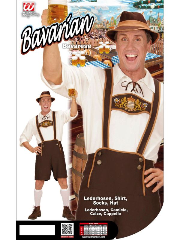 Fun Shack Lederhosen Vrouwen, Oktoberfest Outfit Vrouwen, Beiers Kostuum, Dames Lederhosen Outfit, Bruin