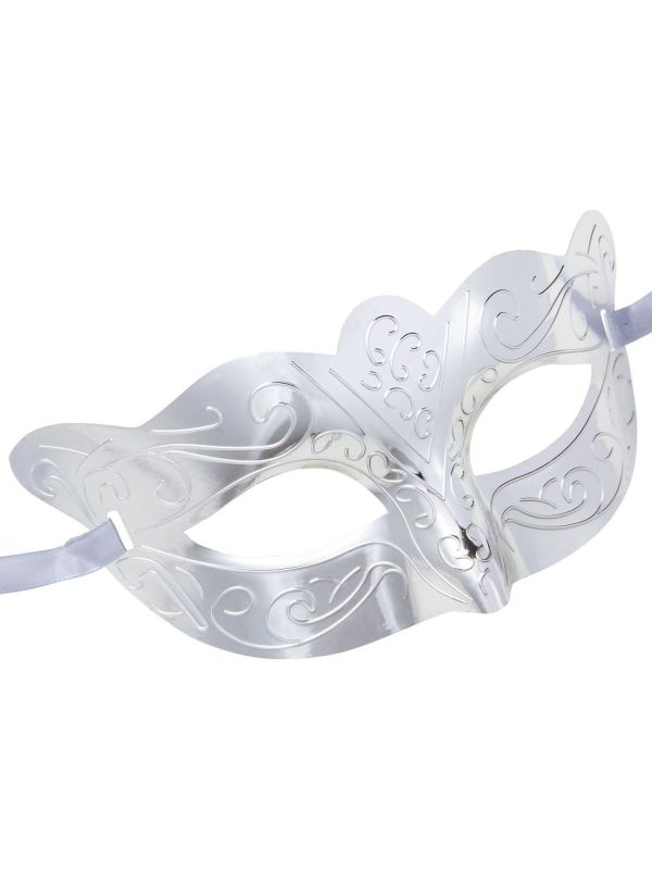 Oogmasker zilver