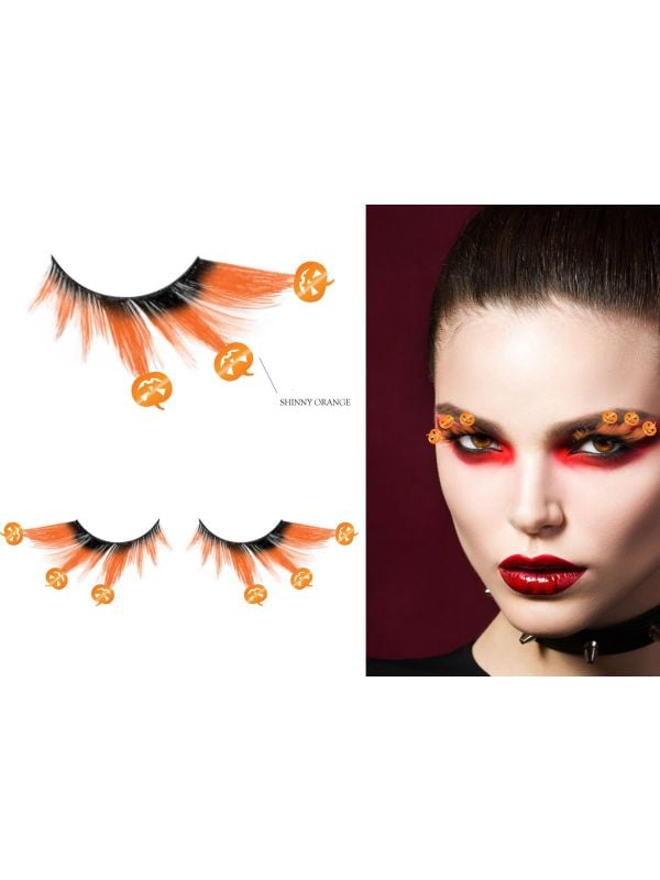 Oogwimpers pompoenen halloween