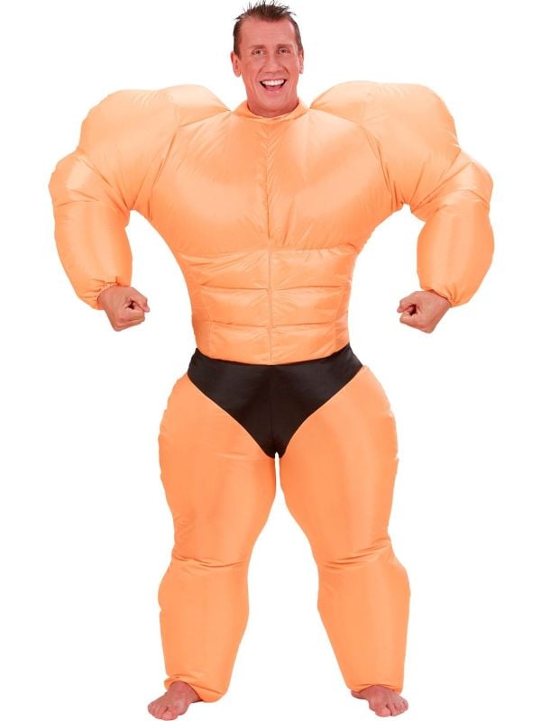 Opblaasbaar bodybuilder pak