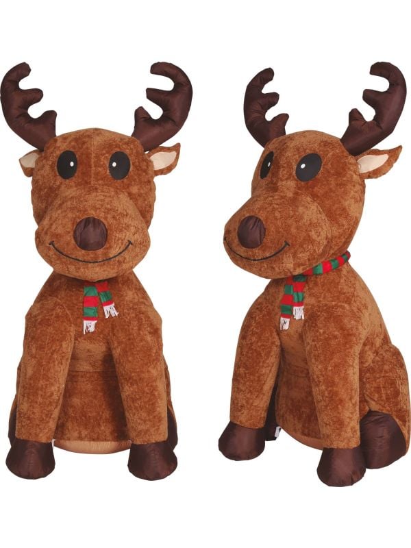 Opblaasbare rudolf rendier kerst decoratie main product photo