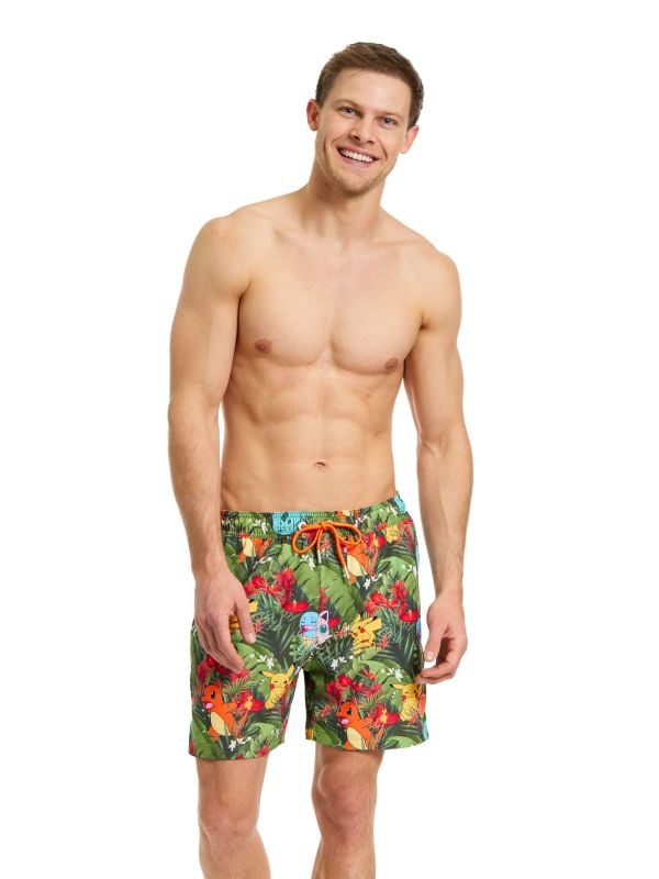 Opposuits Men's Zwembroek Pokémon™ Tropical Forest