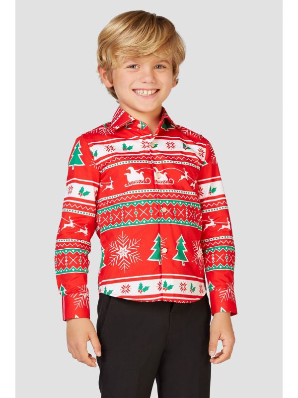 Opposuits Winter Wonderland blouse jongens main product photo
