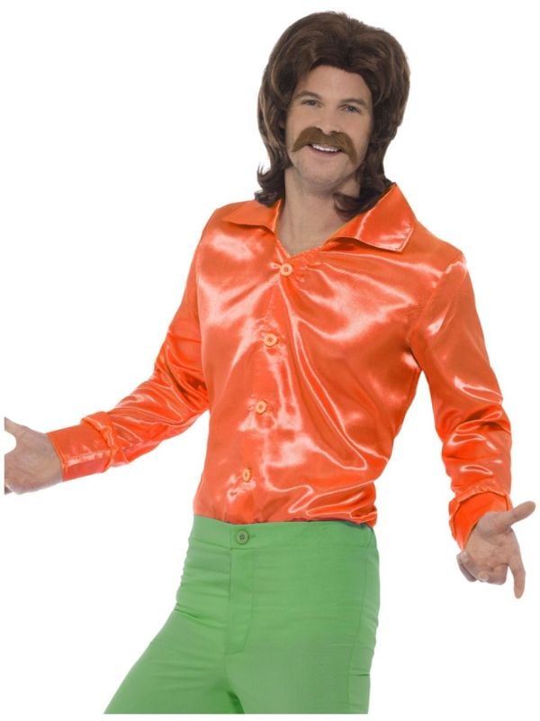 Oranje Flower Power 60's Shirt main product photo