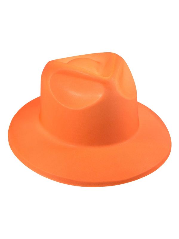 Oranje met glans gangsterhoed main product photo