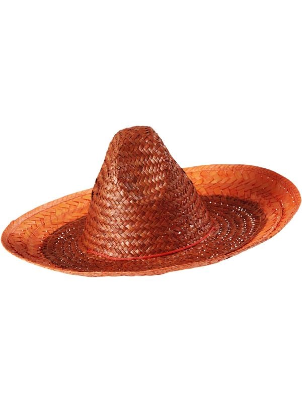 Oranje mexicaanse sombrero main product photo