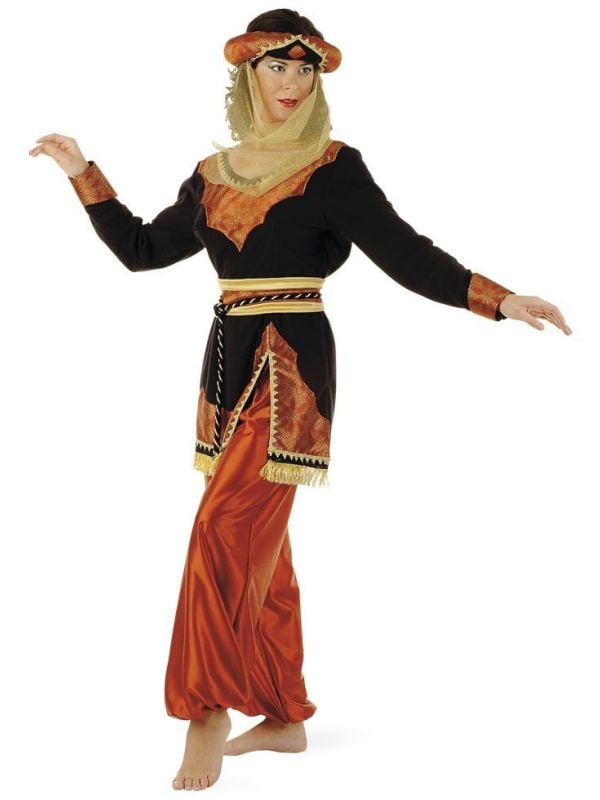 Oranje oosterse dame main product photo