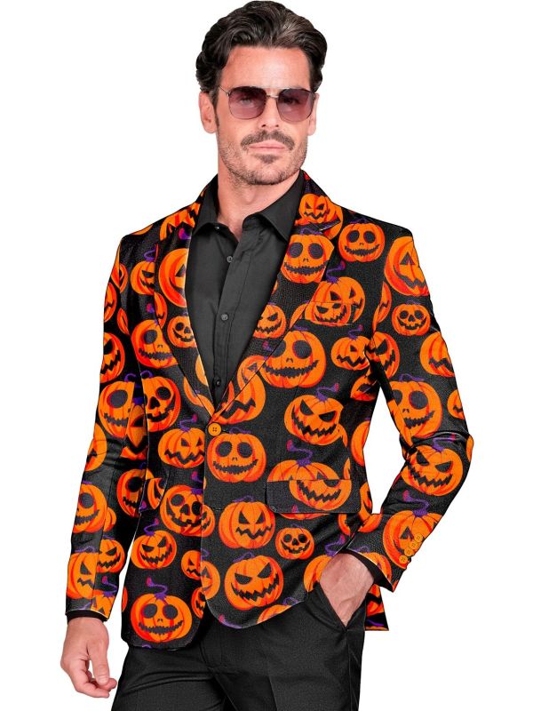 Oranje pompoen jasje halloween mannen main product photo
