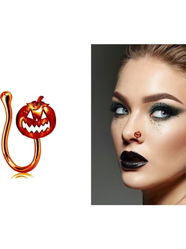 Oranje pompoen piercing halloween main product photo