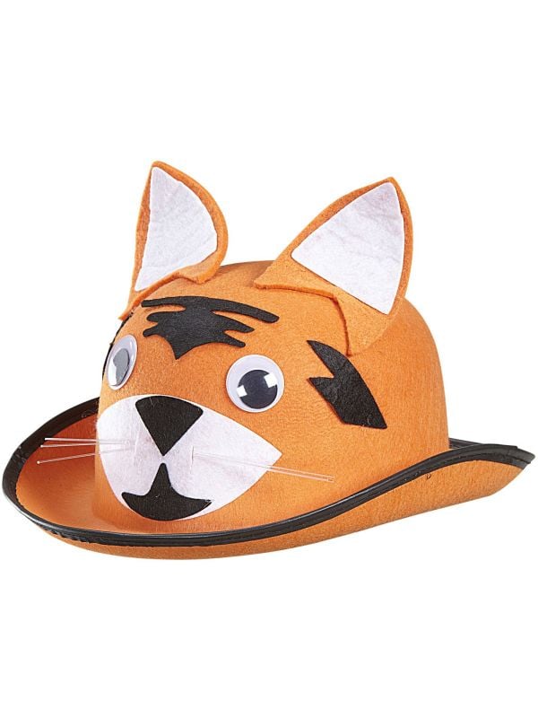 Oranje tijger hoed main product photo
