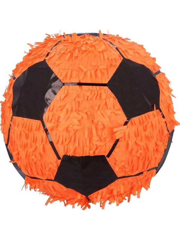 Oranje voetbal vorm Pinata
