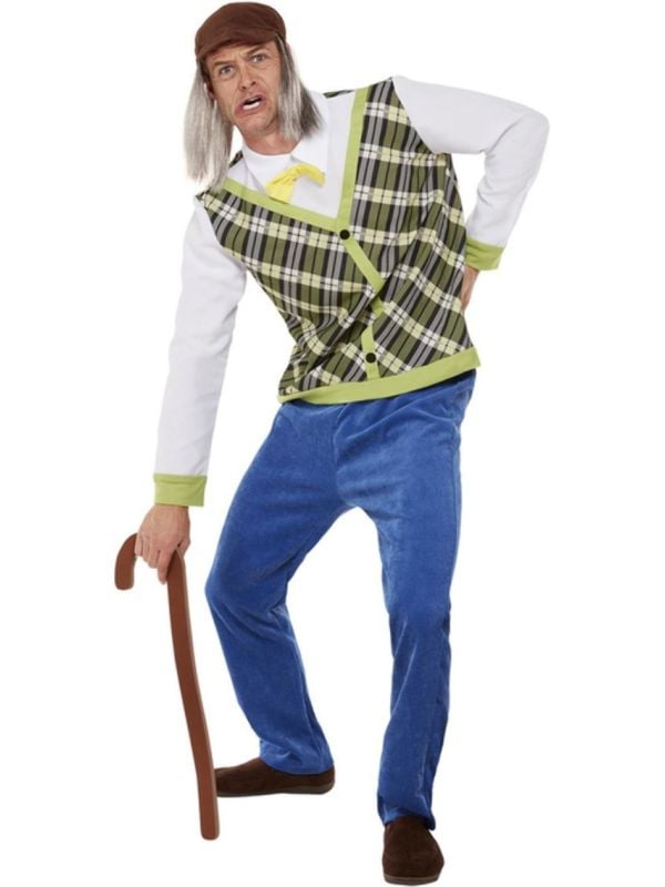 Oude Mannen Kostuum Groen main product photo