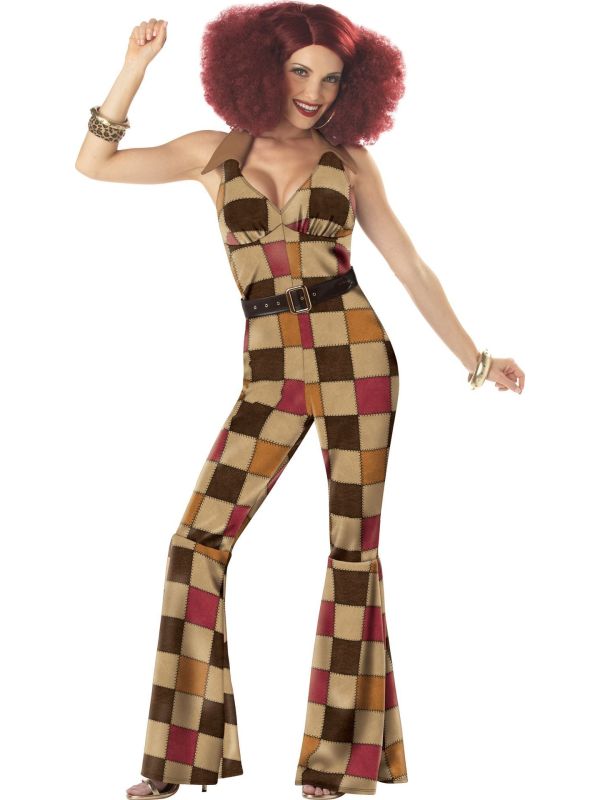 Ouderwetse 70S Disco Jurk main product photo