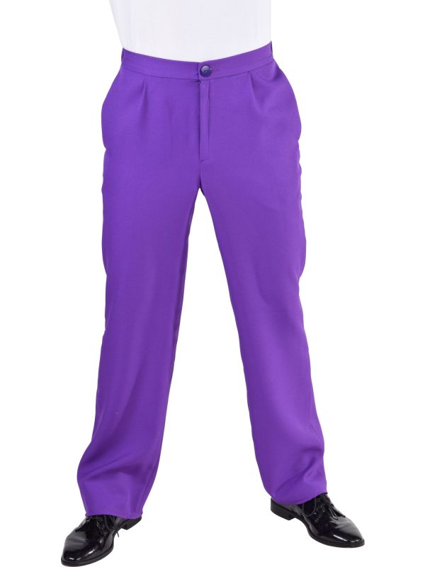 Paarse broek man basic main product photo