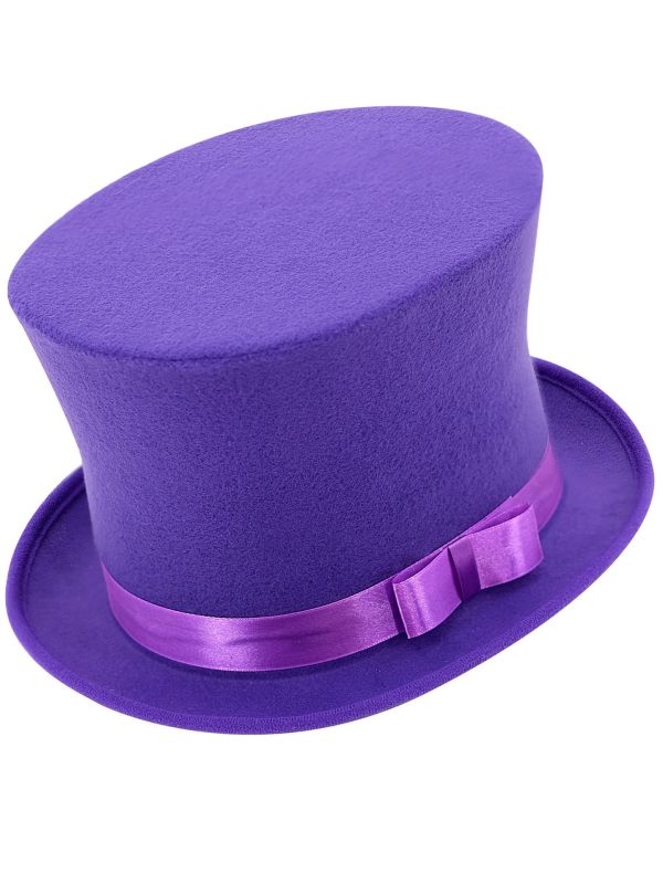 Paarse Deftige Hoge Hoed